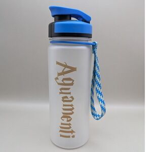 Harry Potter Aguamenti Ravenclaw Blue Hydration Tracker Water Bottle Wrist Strap